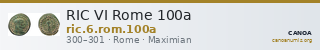 RIC VI Rome 100a — CANOA
