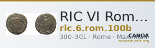 RIC VI Rome 100b — CANOA