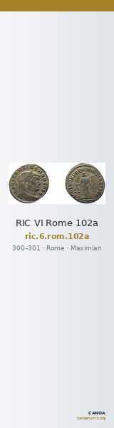 RIC VI Rome 102a — CANOA