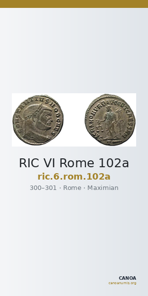 RIC VI Rome 102a — CANOA