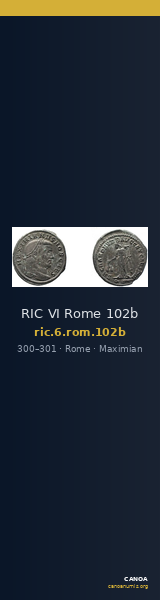 RIC VI Rome 102b — CANOA