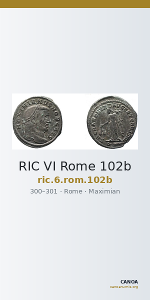 RIC VI Rome 102b — CANOA