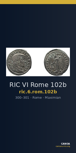 RIC VI Rome 102b — CANOA
