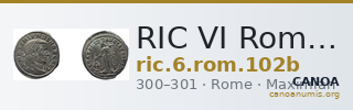 RIC VI Rome 102b — CANOA