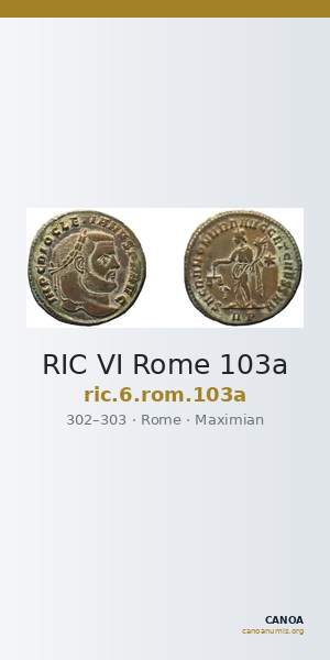RIC VI Rome 103a — CANOA