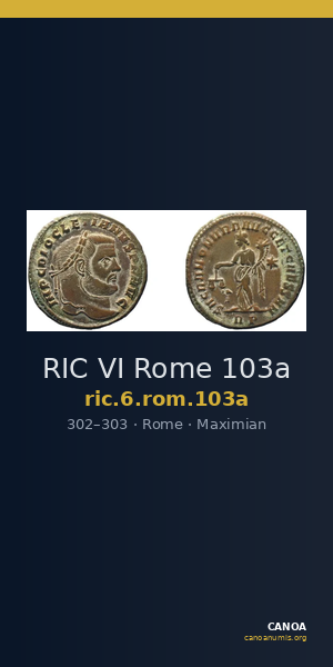 RIC VI Rome 103a — CANOA