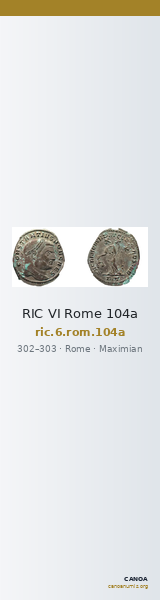 RIC VI Rome 104a — CANOA