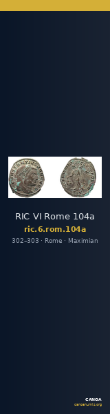 RIC VI Rome 104a — CANOA
