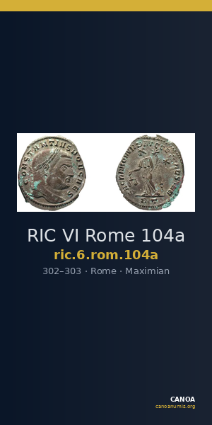RIC VI Rome 104a — CANOA