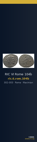 RIC VI Rome 104b — CANOA