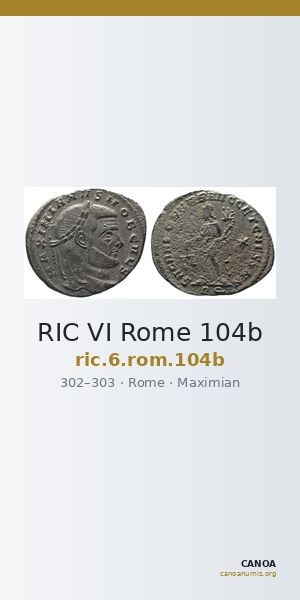 RIC VI Rome 104b — CANOA