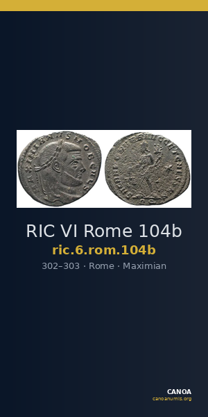 RIC VI Rome 104b — CANOA