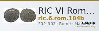 RIC VI Rome 104b — CANOA