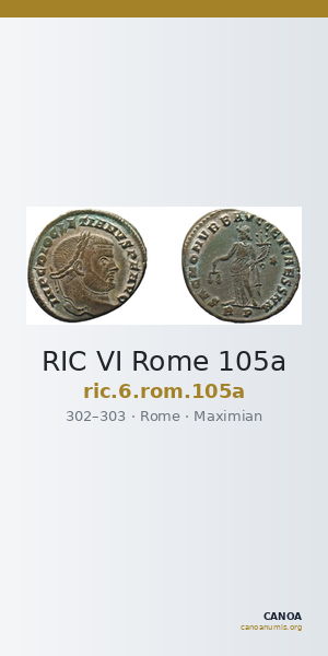 RIC VI Rome 105a — CANOA