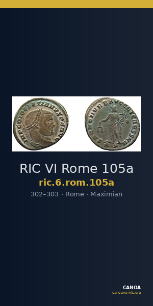 RIC VI Rome 105a — CANOA