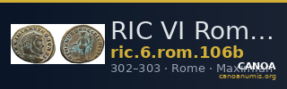 RIC VI Rome 106b — CANOA