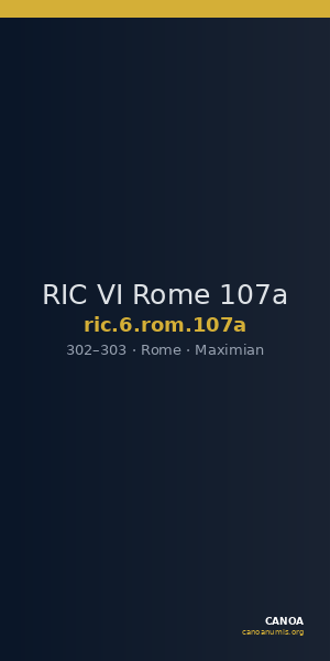 RIC VI Rome 107a — CANOA