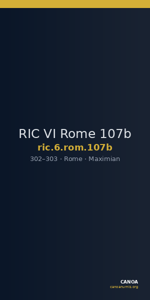 RIC VI Rome 107b — CANOA