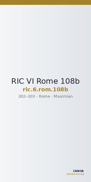 RIC VI Rome 108b — CANOA