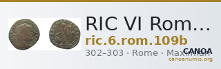 RIC VI Rome 109b — CANOA