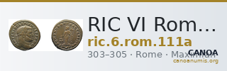 RIC VI Rome 111a — CANOA