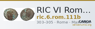 RIC VI Rome 111b — CANOA