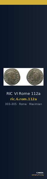 RIC VI Rome 112a — CANOA