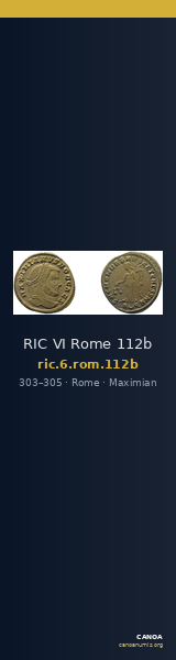 RIC VI Rome 112b — CANOA