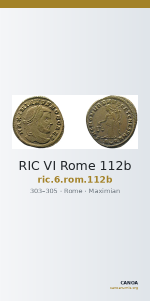 RIC VI Rome 112b — CANOA