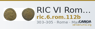 RIC VI Rome 112b — CANOA