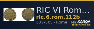RIC VI Rome 112b — CANOA