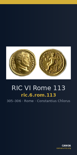 RIC VI Rome 113 — CANOA