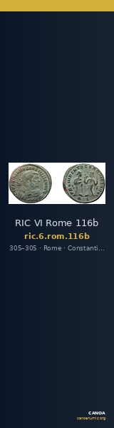 RIC VI Rome 116b — CANOA