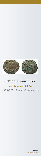 RIC VI Rome 117a — CANOA