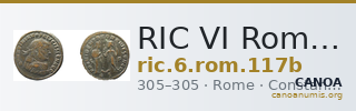 RIC VI Rome 117b — CANOA