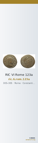 RIC VI Rome 123a — CANOA