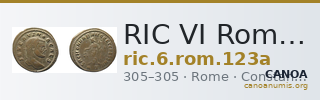 RIC VI Rome 123a — CANOA