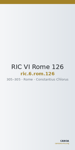RIC VI Rome 126 — CANOA