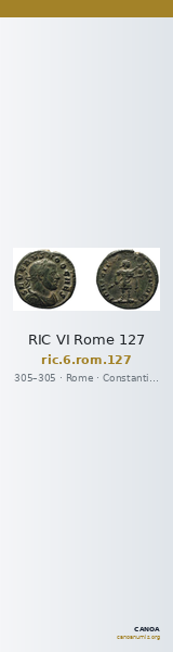 RIC VI Rome 127 — CANOA