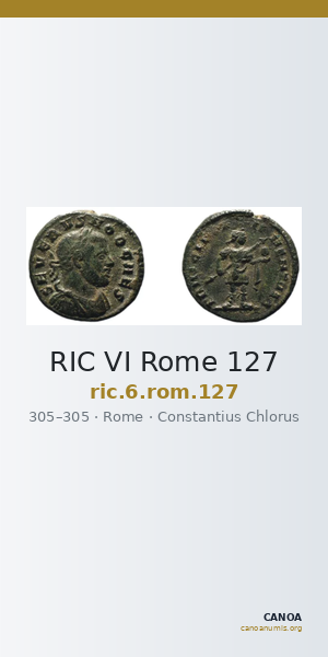 RIC VI Rome 127 — CANOA