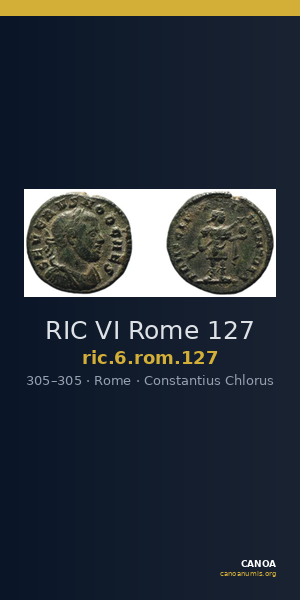 RIC VI Rome 127 — CANOA