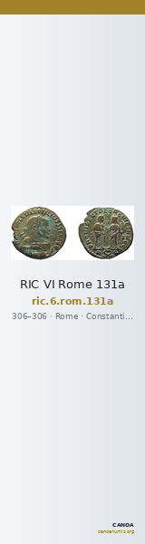 RIC VI Rome 131a — CANOA