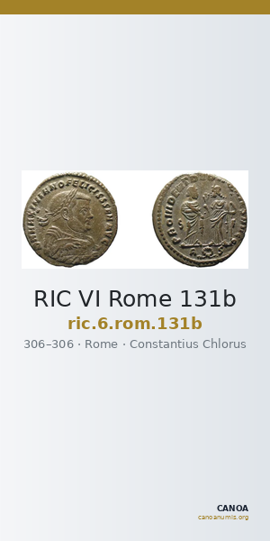 RIC VI Rome 131b — CANOA