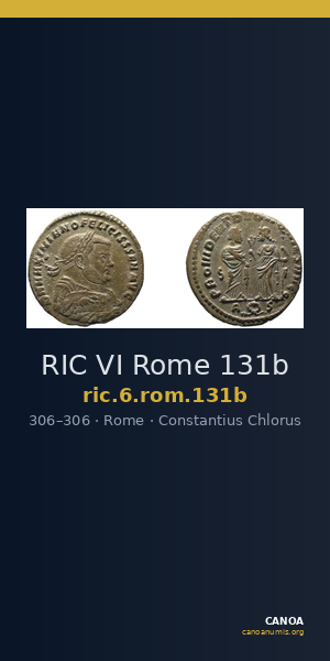 RIC VI Rome 131b — CANOA