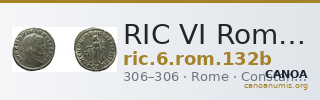 RIC VI Rome 132b — CANOA