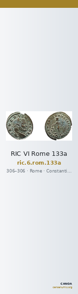 RIC VI Rome 133a — CANOA