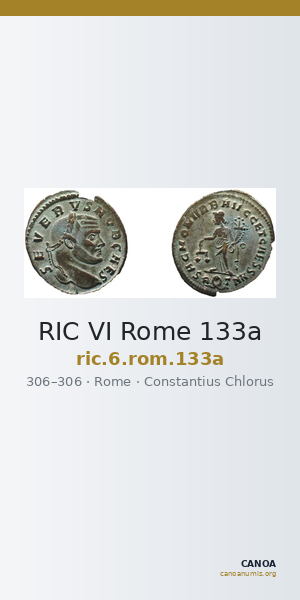 RIC VI Rome 133a — CANOA