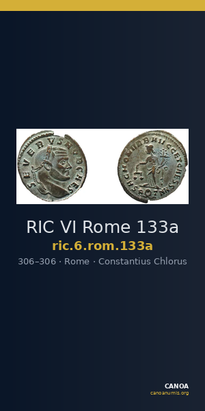 RIC VI Rome 133a — CANOA