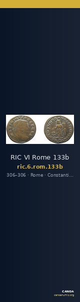 RIC VI Rome 133b — CANOA