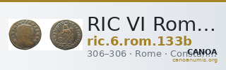 RIC VI Rome 133b — CANOA